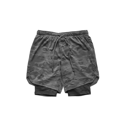 2 In 1 Double-deck Quick Dry Running Shorts