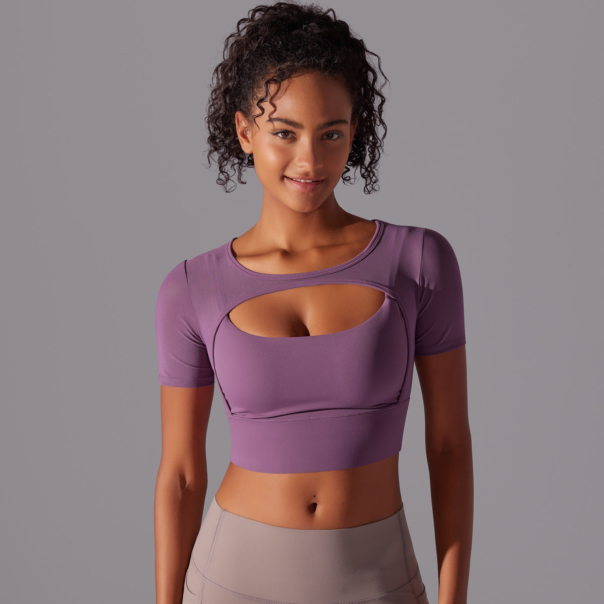 Double Layer Yoga Clothing Women Top