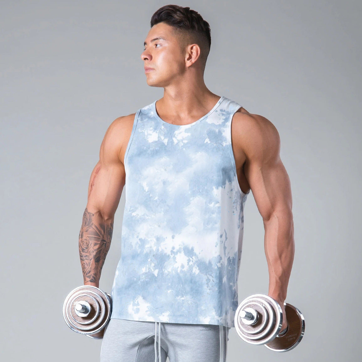 Sleeveless Men's Fitness Gym Vest